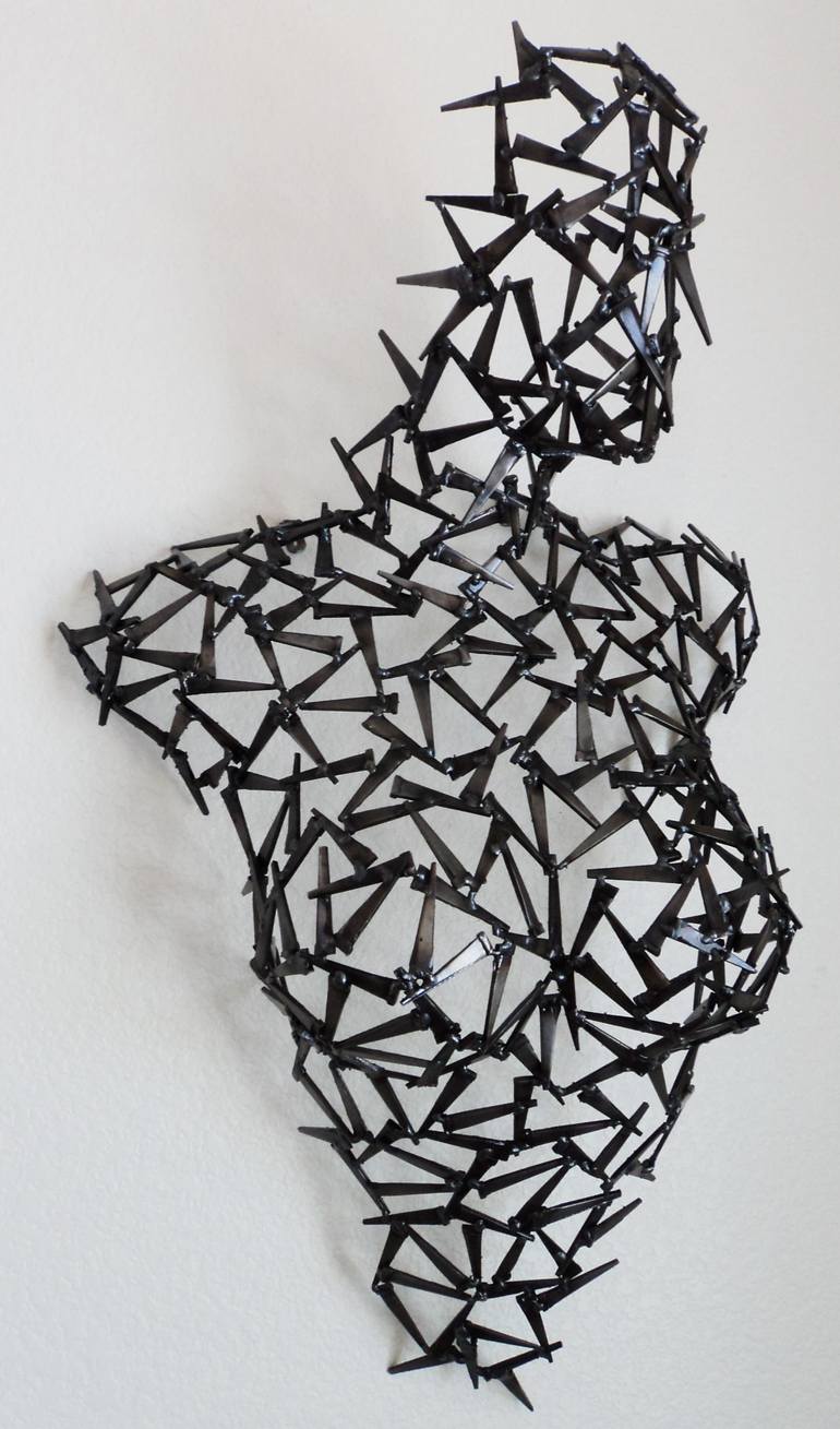 Original Abstract Expressionism Abstract Sculpture by Corey Ellis