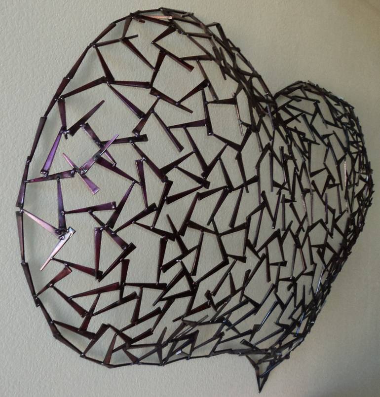 Original Art Deco Abstract Sculpture by Corey Ellis