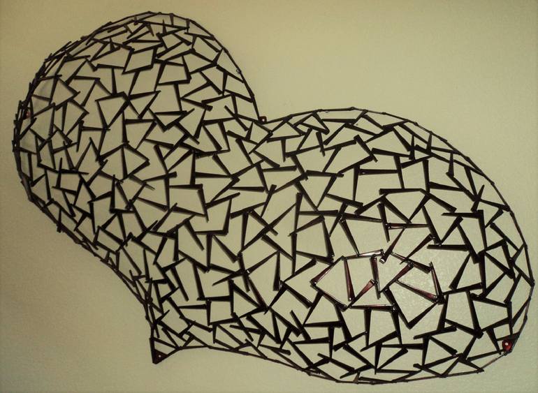 Original Art Deco Abstract Sculpture by Corey Ellis