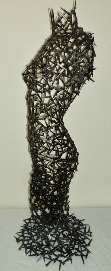 Original Abstract Erotic Sculpture by Corey Ellis
