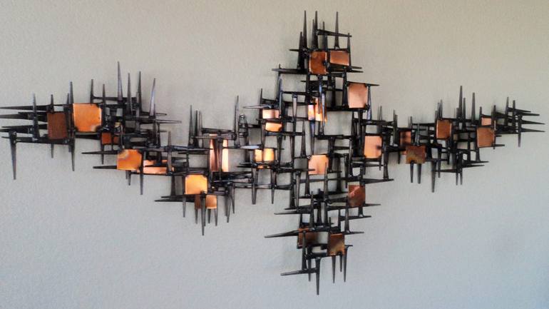 Original Art Deco Abstract Sculpture by Corey Ellis