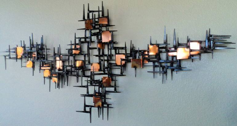 Original Art Deco Abstract Sculpture by Corey Ellis