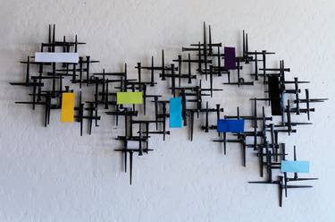 Original Abstract Expressionism Abstract Sculpture by Corey Ellis