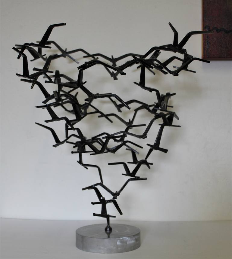 Original Abstract Expressionism Abstract Sculpture by Corey Ellis