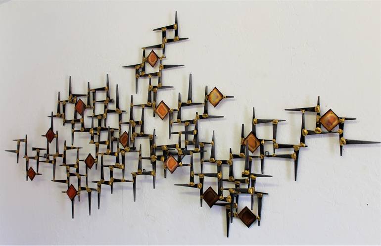 Original Abstract Expressionism Abstract Sculpture by Corey Ellis