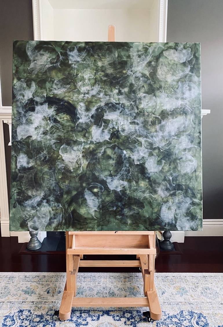 Original Contemporary Abstract Painting by Myriame Sarah Weiner