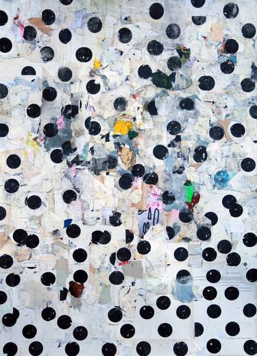 Original Abstract Expressionism Abstract Collage by Jeroen Blok