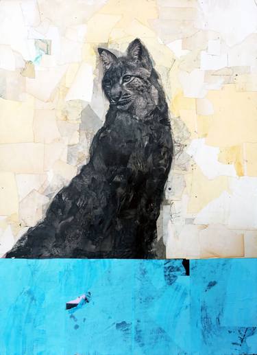 Original Abstract Animal Collage by Jeroen Blok