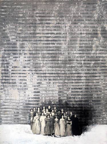 Original Abstract People Collage by Jeroen Blok