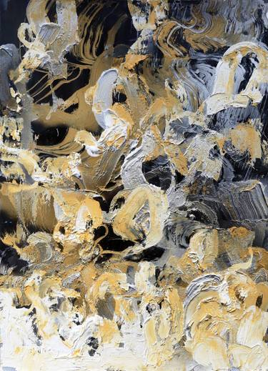 Original Abstract Floral Paintings by Jeroen Blok