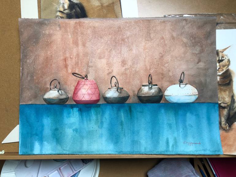 Original Contemporary Still Life Painting by Krystyna Szczepanowski