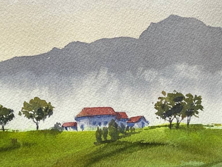 Original Figurative Landscape Painting by Krystyna Szczepanowski