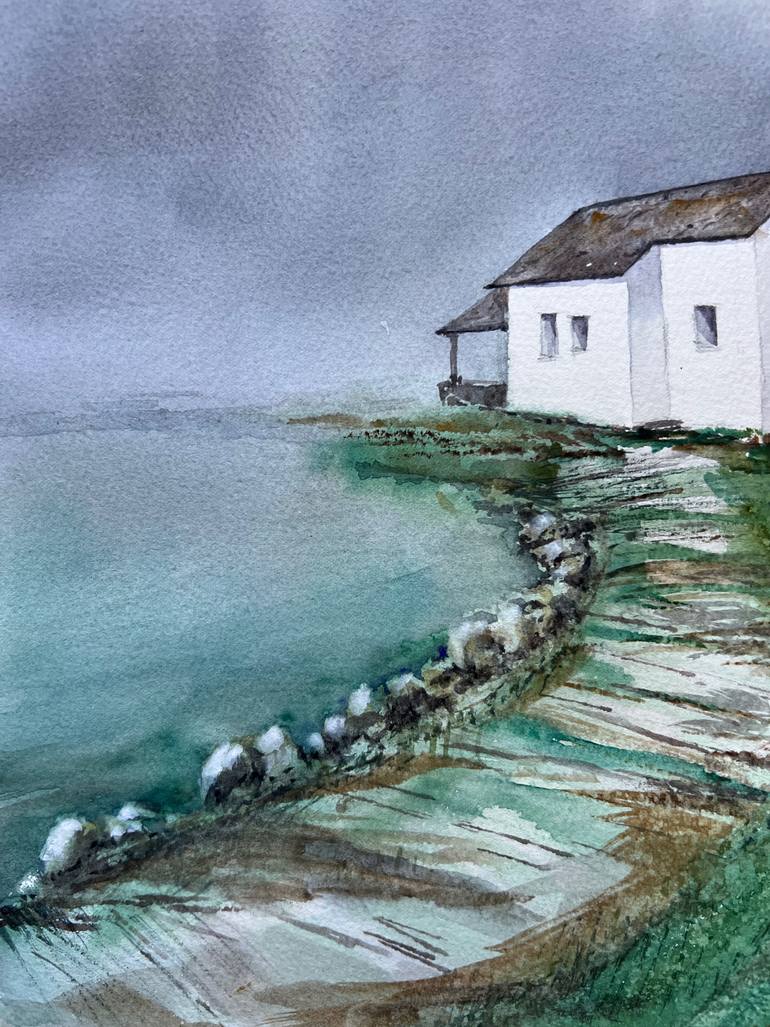Original Figurative Landscape Painting by Krystyna Szczepanowski