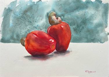 Original Contemporary Food & Drink Paintings by Krystyna Szczepanowski