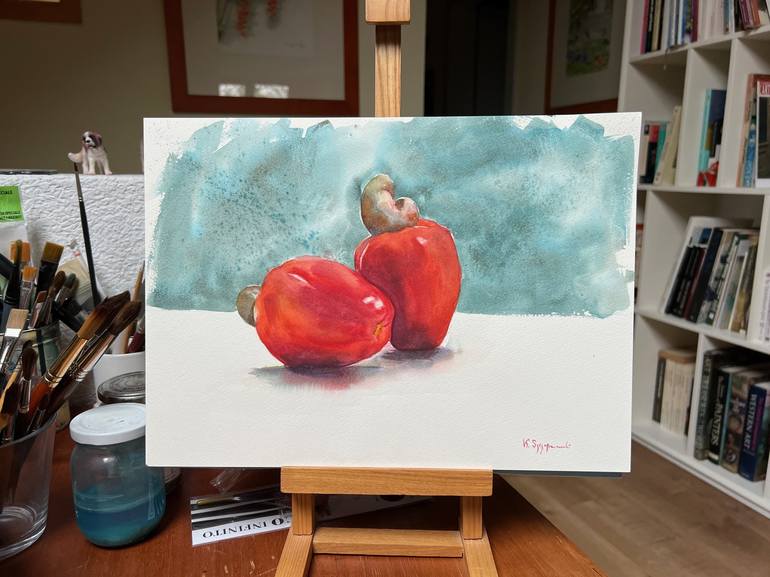 Original Contemporary Food & Drink Painting by Krystyna Szczepanowski