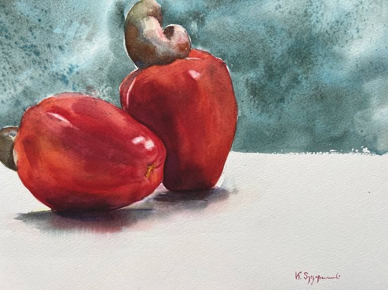 Original Contemporary Food & Drink Painting by Krystyna Szczepanowski