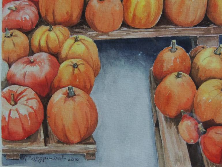 Original Figurative Nature Painting by Krystyna Szczepanowski
