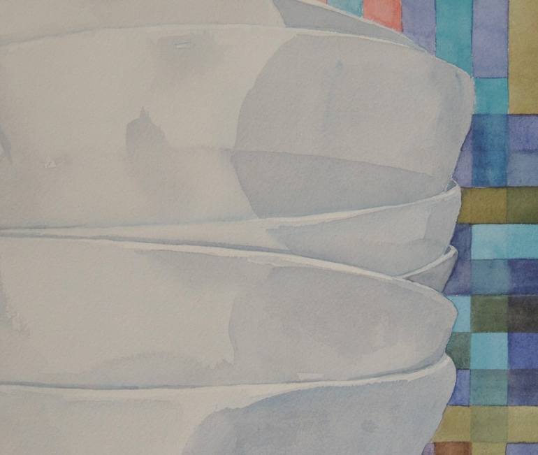 Original Minimalism Still Life Painting by Krystyna Szczepanowski