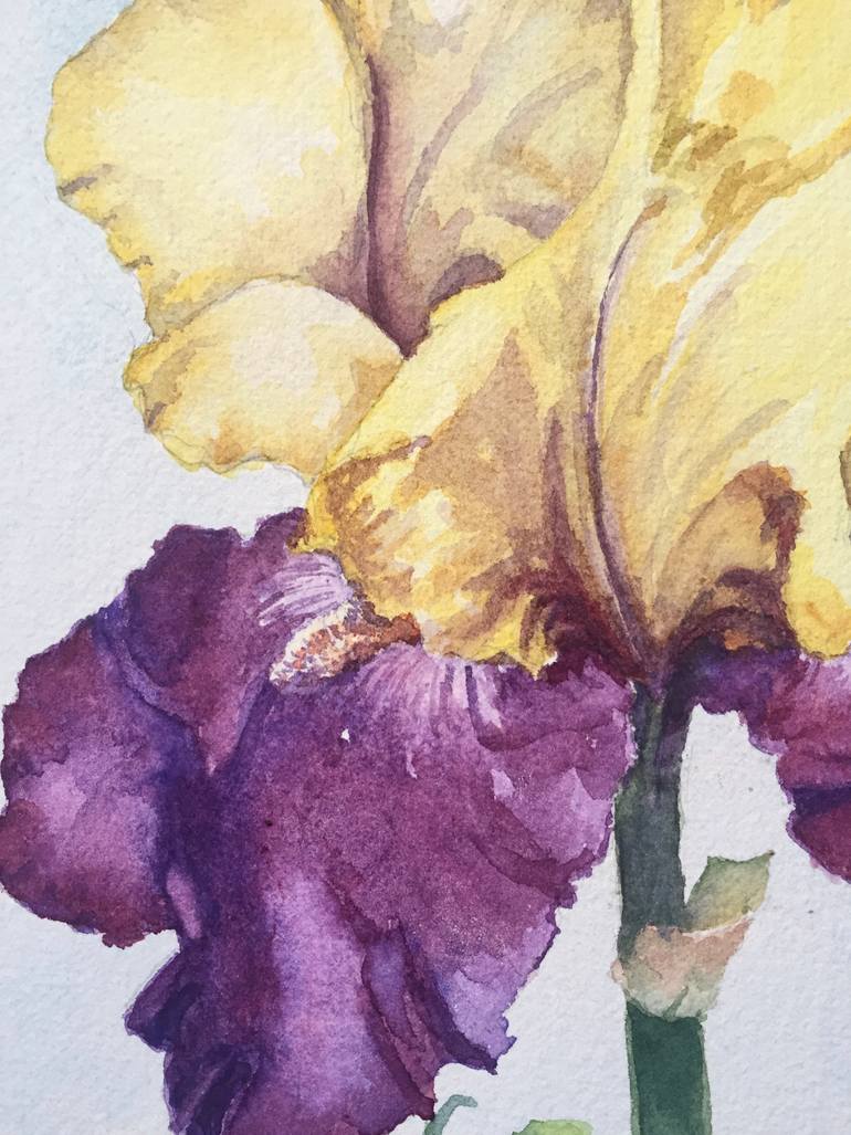 Original Figurative Floral Painting by Krystyna Szczepanowski