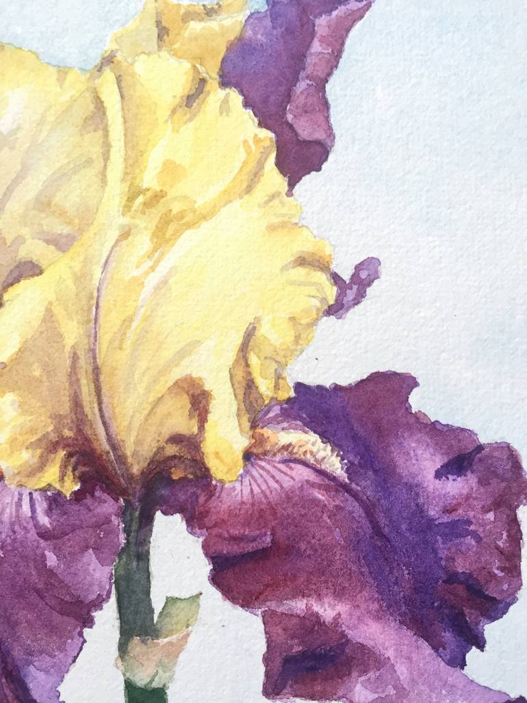 Original Figurative Floral Painting by Krystyna Szczepanowski