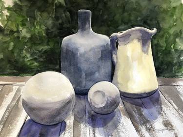 Original Still Life Paintings by Krystyna Szczepanowski