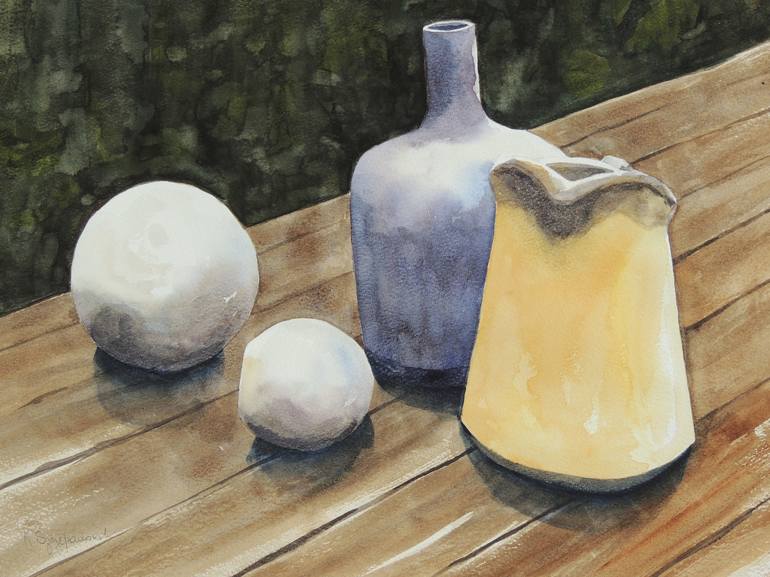 Original Figurative Still Life Painting by Krystyna Szczepanowski