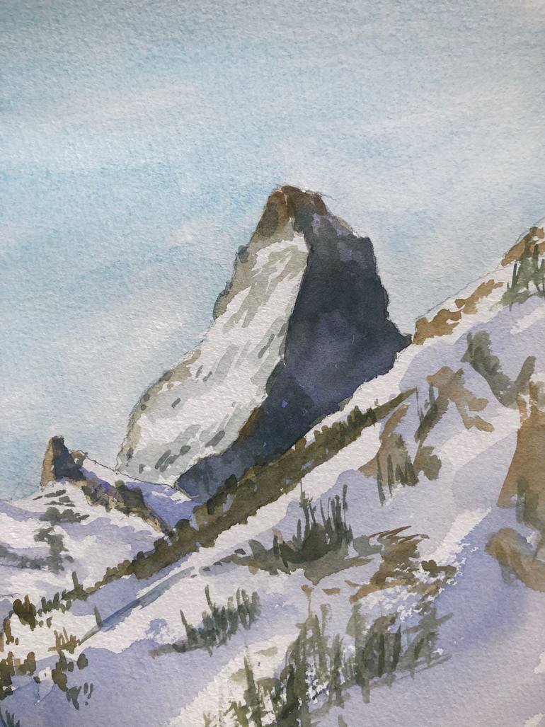Original Figurative Landscape Painting by Krystyna Szczepanowski