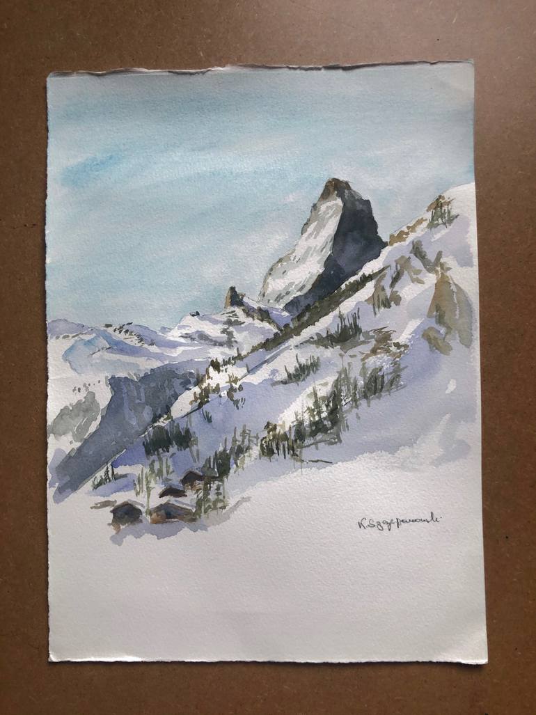 Original Figurative Landscape Painting by Krystyna Szczepanowski