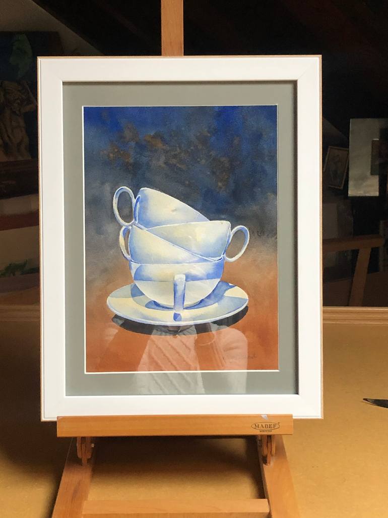 Original Conceptual Still Life Painting by Krystyna Szczepanowski