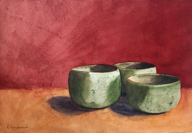 Original Figurative Still Life Painting by Krystyna Szczepanowski