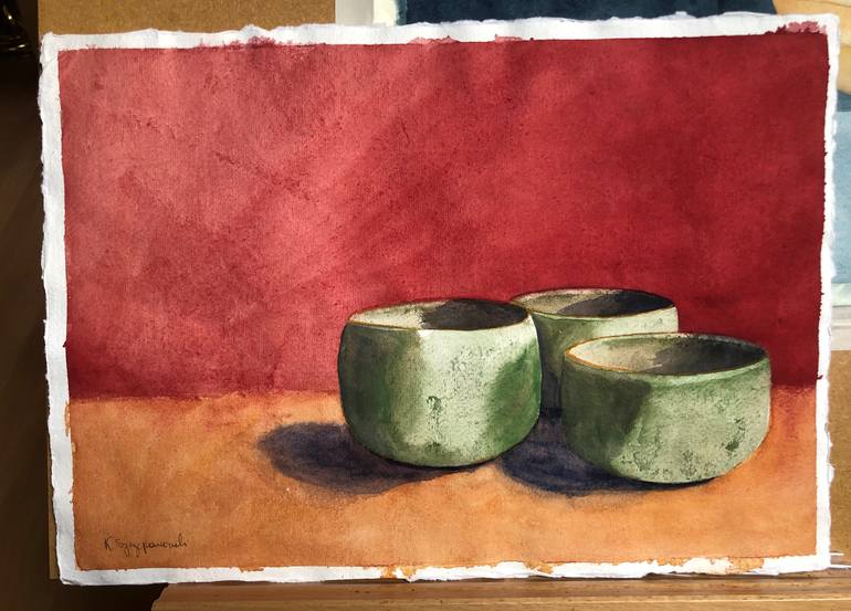 Original Figurative Still Life Painting by Krystyna Szczepanowski