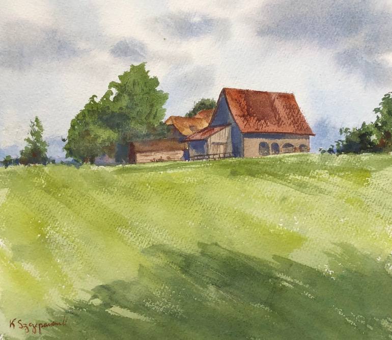 Original Landscape Painting by Krystyna Szczepanowski