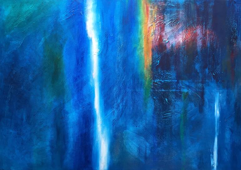 Water and fire Painting by Daan de Wit | Saatchi Art