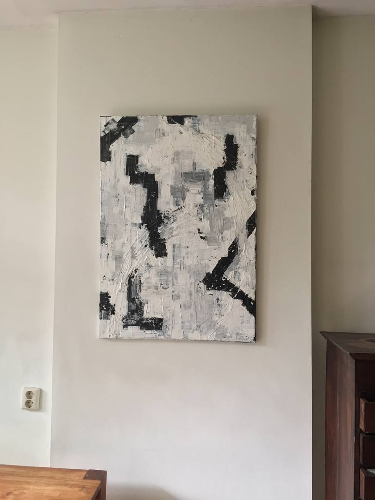 Original Abstract Painting by Daan de Wit