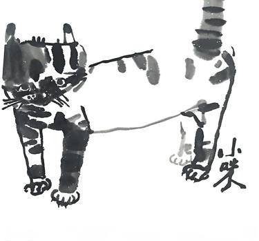 Original Animal Painting by jingyan cheng