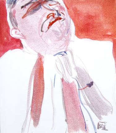 Print of Expressionism Portrait Paintings by jingyan cheng