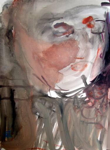 Print of Abstract Expressionism Portrait Paintings by jingyan cheng