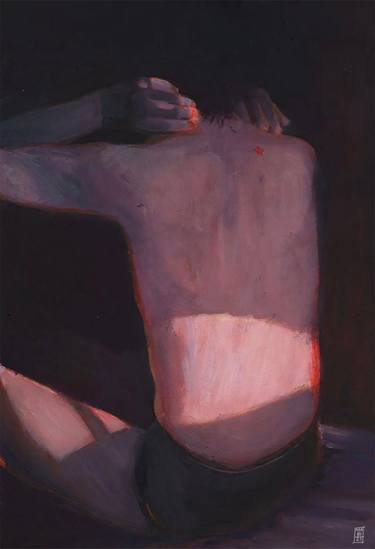 Original Figurative Men Paintings by Marina Biagini