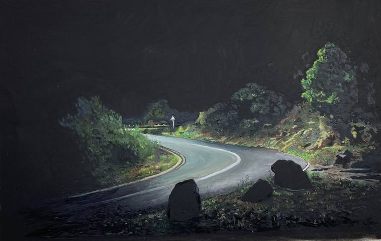 Original Realism Landscape Painting by Marina Biagini