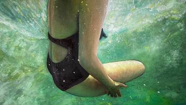 Original Figurative Women Painting by Marina Biagini