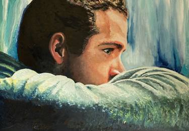 Original Figurative People Painting by Marina Biagini