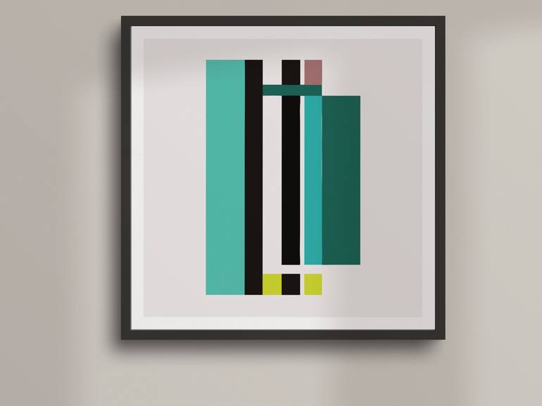 Original Abstract Printmaking by Henri Boissiere