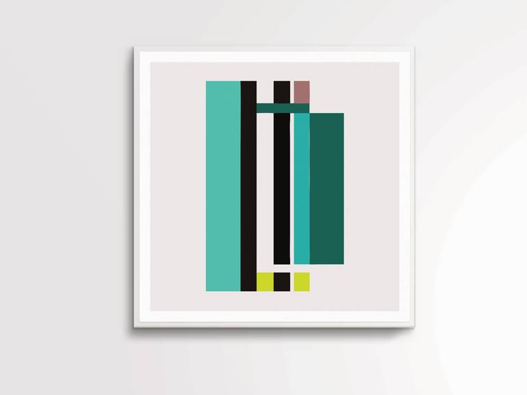 Original Abstract Printmaking by Henri Boissiere