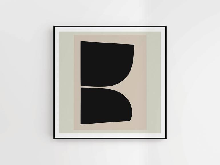 Original Abstract Printmaking by Henri Boissiere