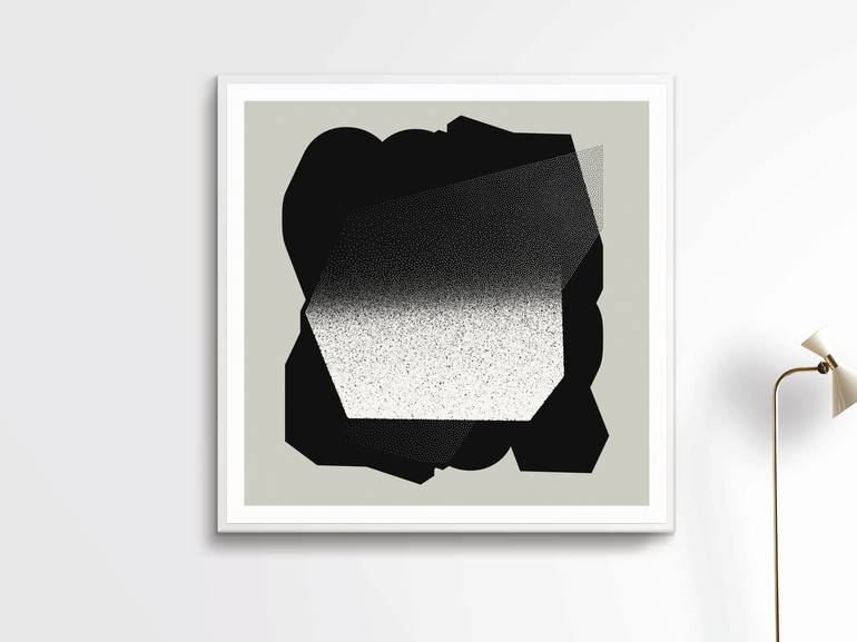 Original Abstract Printmaking by Henri Boissiere