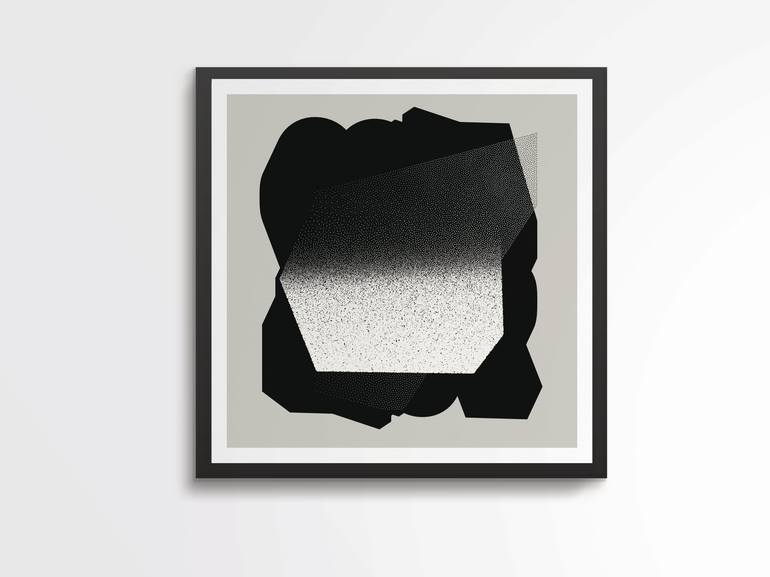 Original Abstract Printmaking by Henri Boissiere