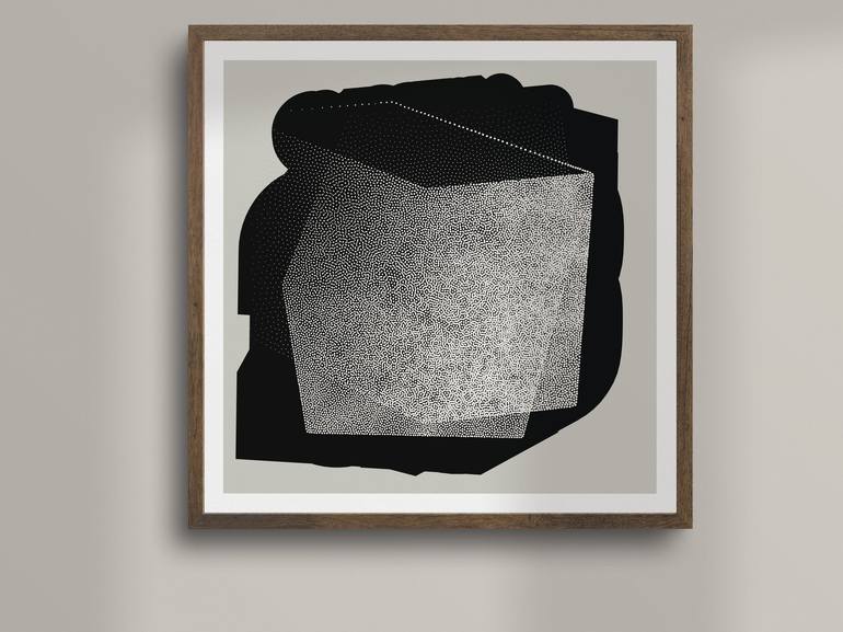 Original Abstract Printmaking by Henri Boissiere