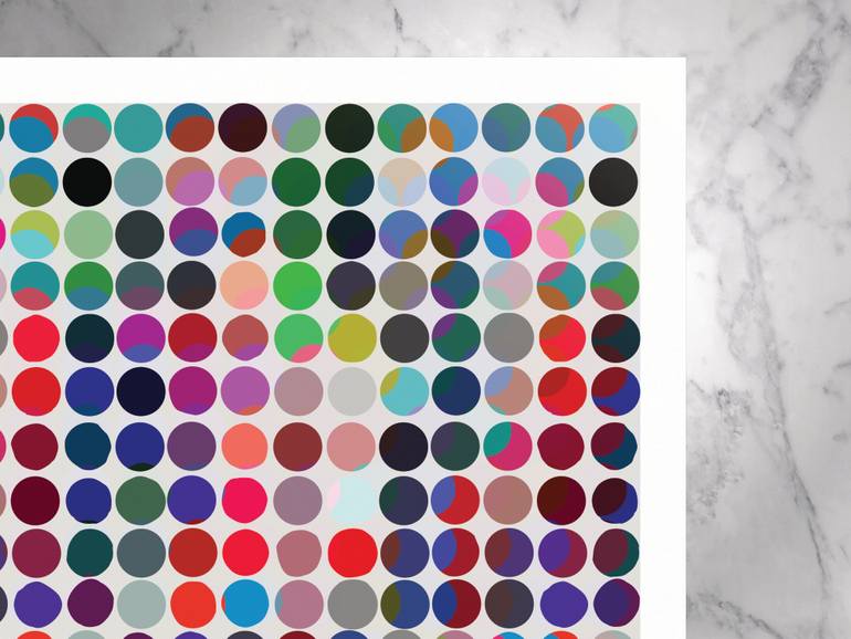 Original Abstract Printmaking by Henri Boissiere