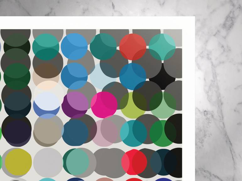 Original Abstract Printmaking by Henri Boissiere