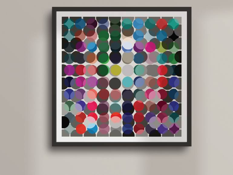Original Abstract Printmaking by Henri Boissiere
